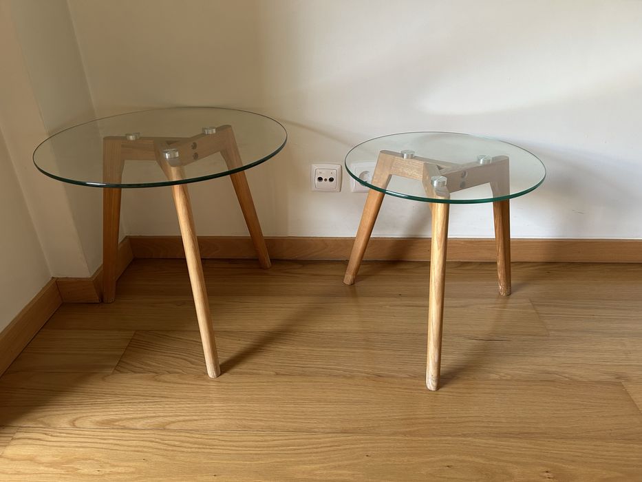 Mesinhas de vidro jysk FALSLED