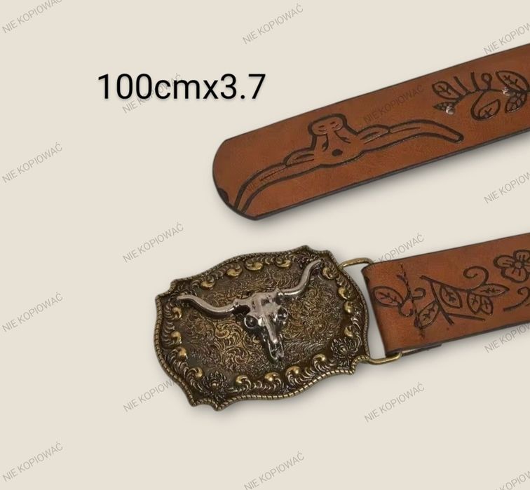 Pasek męski Vintage nowy