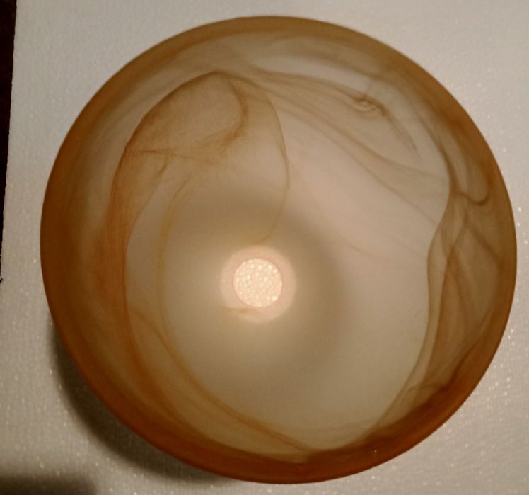 Szklany klosz do lampy
