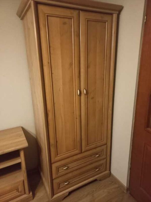 komplet mebli szafa, komoda, witryna, szafka rtv