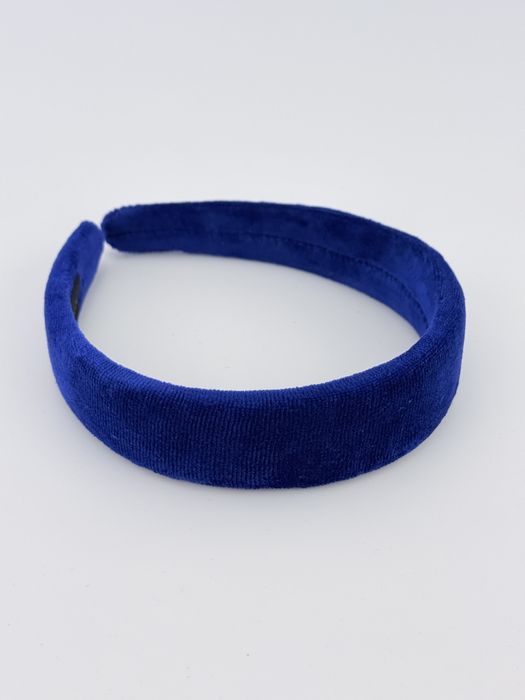Opaska płaska Luna velvet szafir / indygo