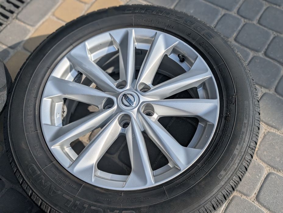 Диски легкосплавні + шини 5x114.3 R17 225/60 Nissan кашкай рог Koleos