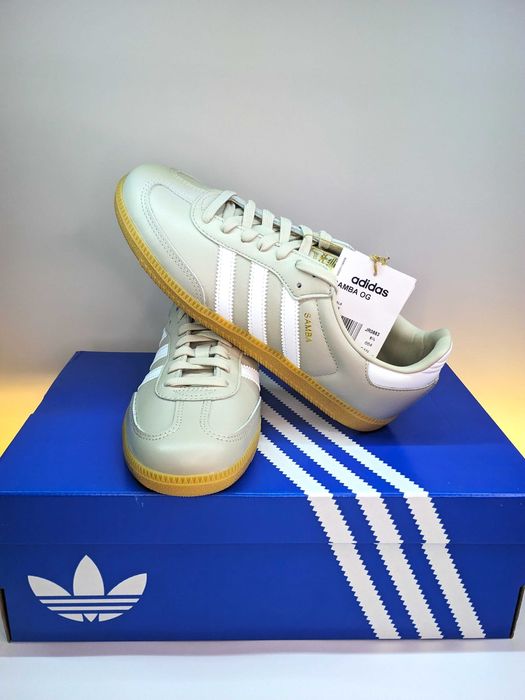 ОРИГІНАЛ Бежеві кросівки adidas Samba OG JR0883 38 2/3 – 43 1/3 (24,6 - 25,8 см.)