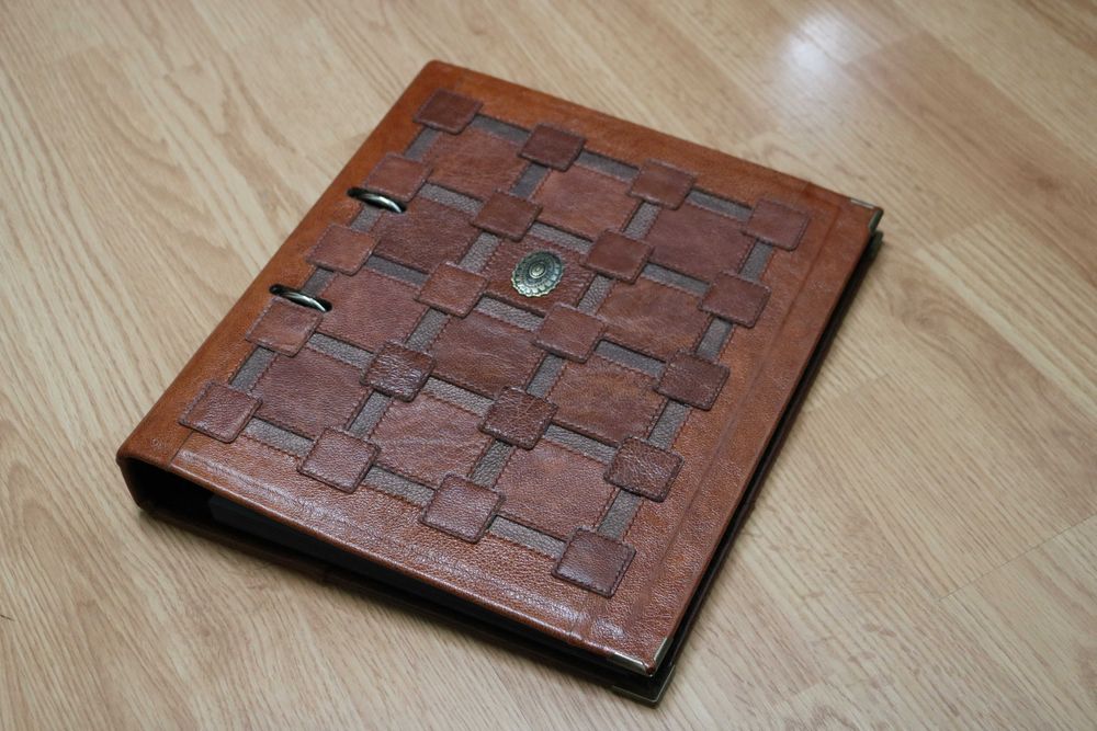 Фотоальбом, натуральная кожа