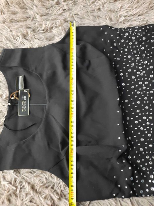 Sukienka wieczorowa z cykinami rozmiar 46