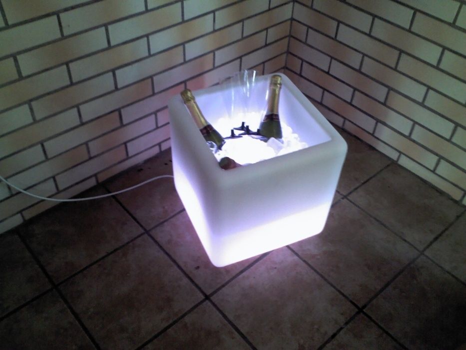 frape para garrafas luminoso