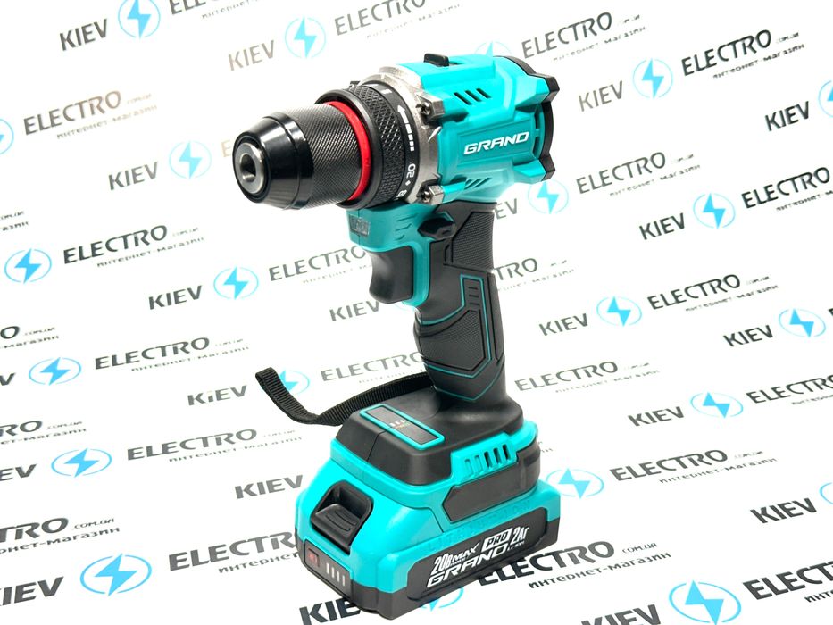Безщеточный мощный шуруповерт Grand ДА-20/2 BL PRO ЧЕХИЯ АКЦИЯ
