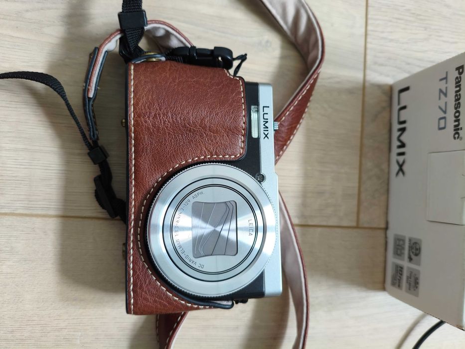 Aparat Panasonic Lumix TZ70 | STAN ŚWIETNY | ZESTAW: Etui + Karta 32GB