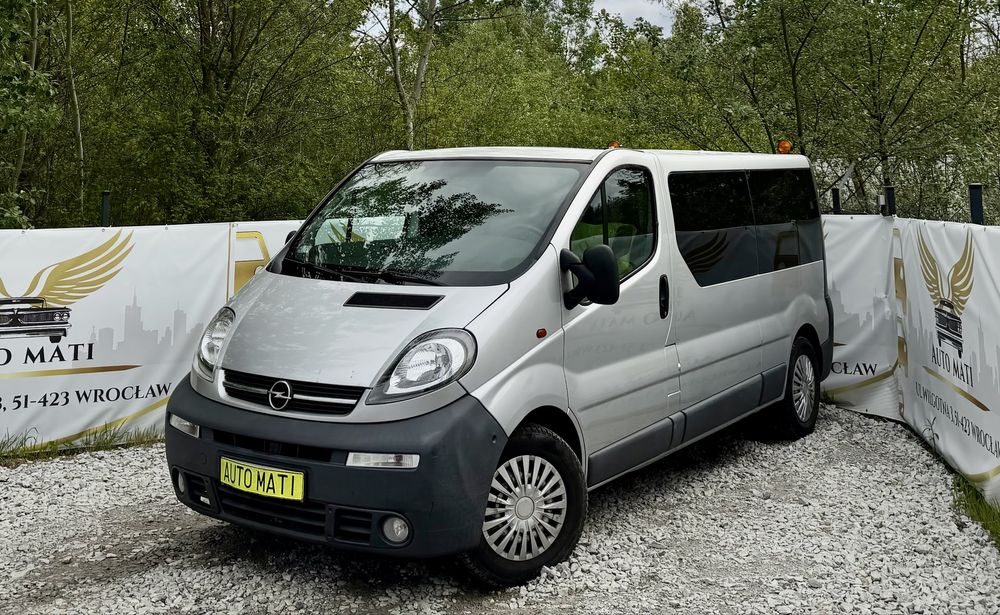Opel Vivaro 2.5 CDTI # 9-Osob # 2006 # Klima # El.Szyby # Super Stan # Zamiana