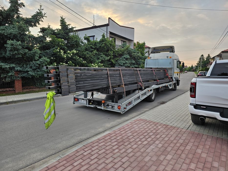 Hala magazyn garaż konstrukcja kratownica dźwigary słupy 8x12x4 laser