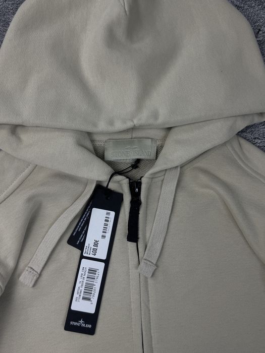 Зіп-худі STONE ISLAND бежевий (ghost)
