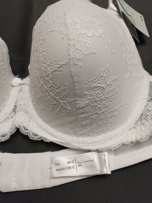 Бюстгальтер 90 С/Д білосніжний