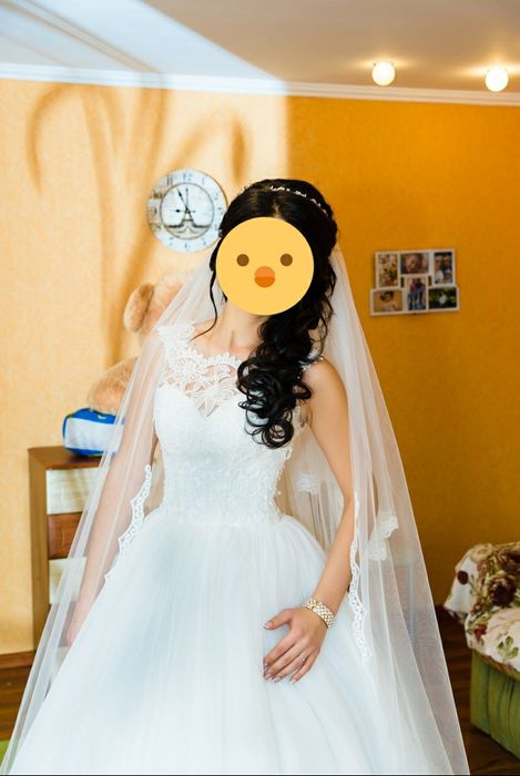 Продам свадебное платье - цвет айвори. .