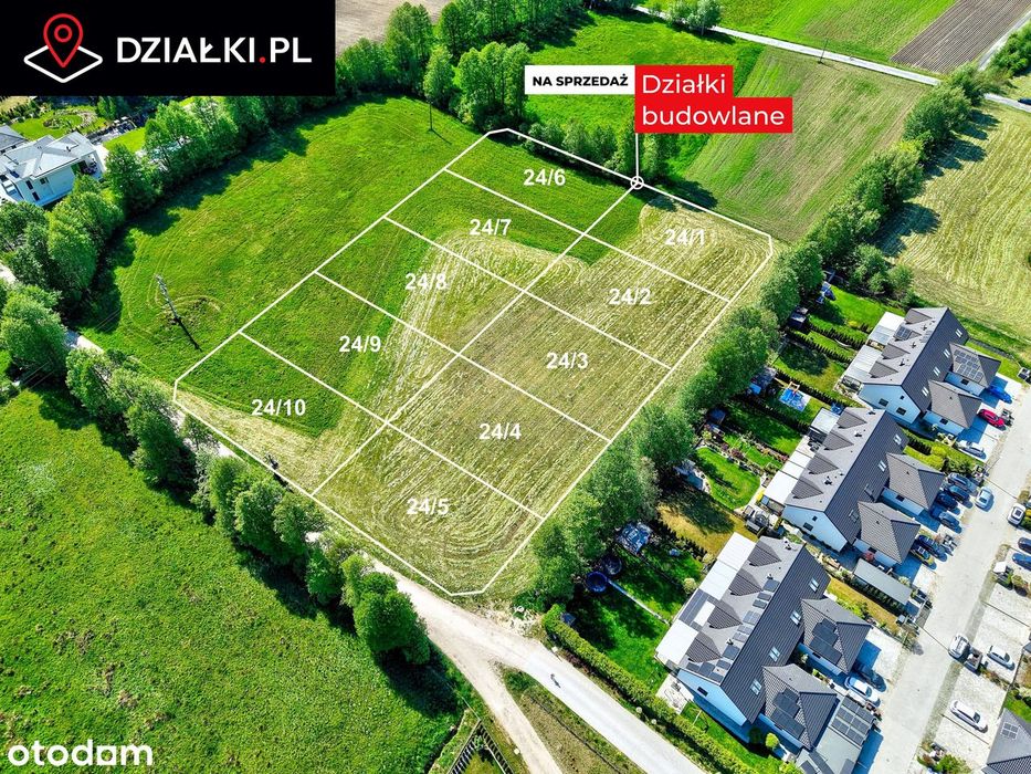 DZIAŁKA budowlana objęta MPZP