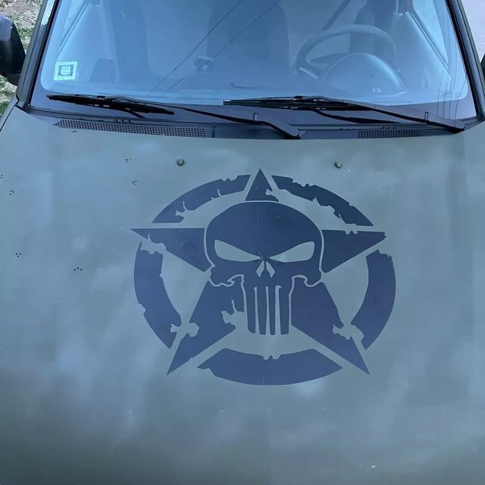 Вінілові наліпки (наклейки) на авто, для ЗСУ, патріотичні, комерційні