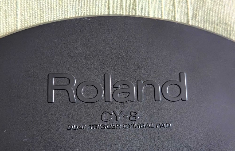 Talerze crash 12'' dwustrefowe Roland CY-8 okazja (zestaw 2 szt)