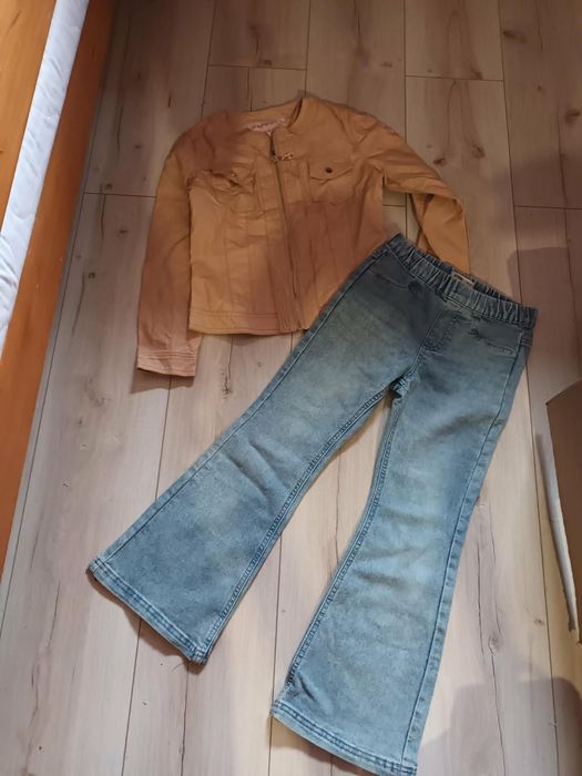 Paka ubrań dla dziewczynki r.128