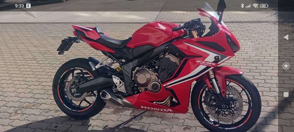CBR 650 r  35 cw. 2019 com 23.000km