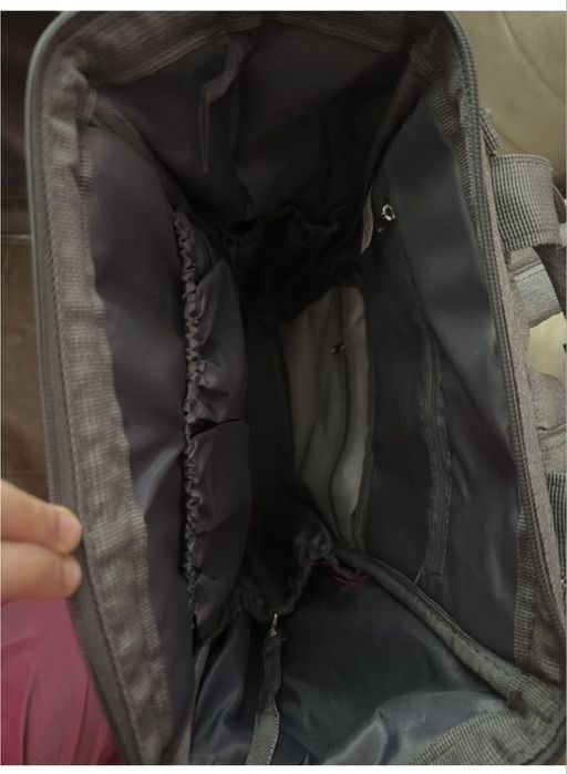 Рюкзак стильний сірий