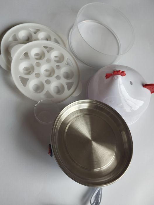 Парова яйцеварка,пароварка,з Європи,нова,мульварка