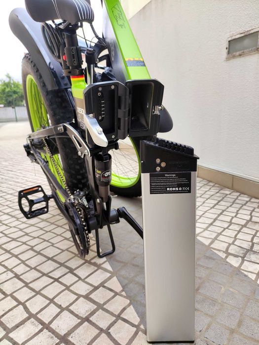 Bicicleta Elétrica 1500W, 48V, dobrável
