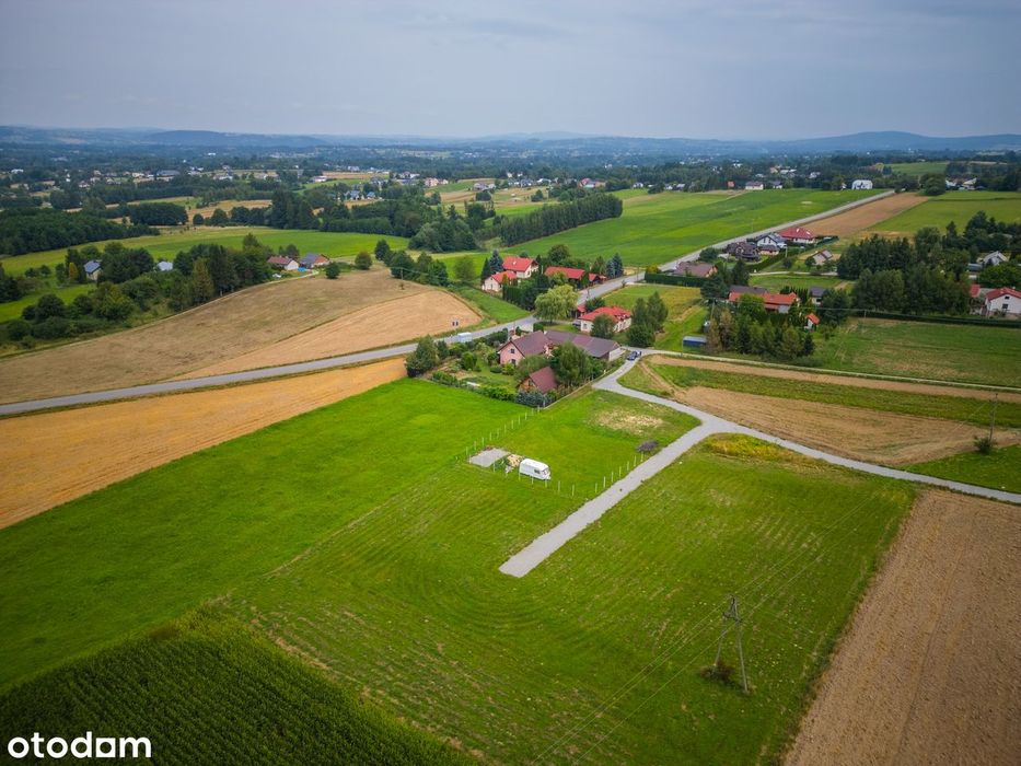 Działka budowlana 10 a - Dominikowice -1 km od Gorlic - Widok 4