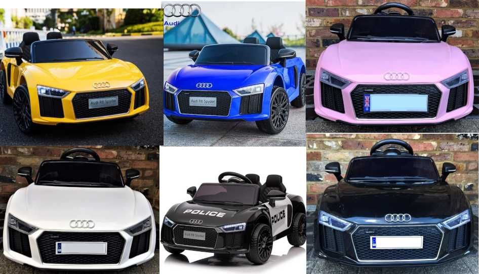 Samochód AUDI QUATTRO RS8 V10 Auto AKUMULATOR Motor Elektryczny DZIECI
