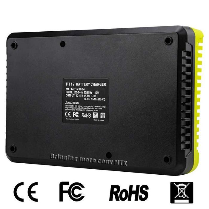 Podwójna ładowarka do baterii Ryobi ONE+ 12-18V dwu stanowiskowa