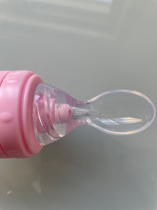 Colher de alimentação de silicone de viagem bebé NOVA