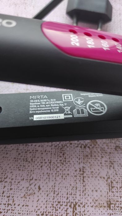 Випрямляч для волосся mirta