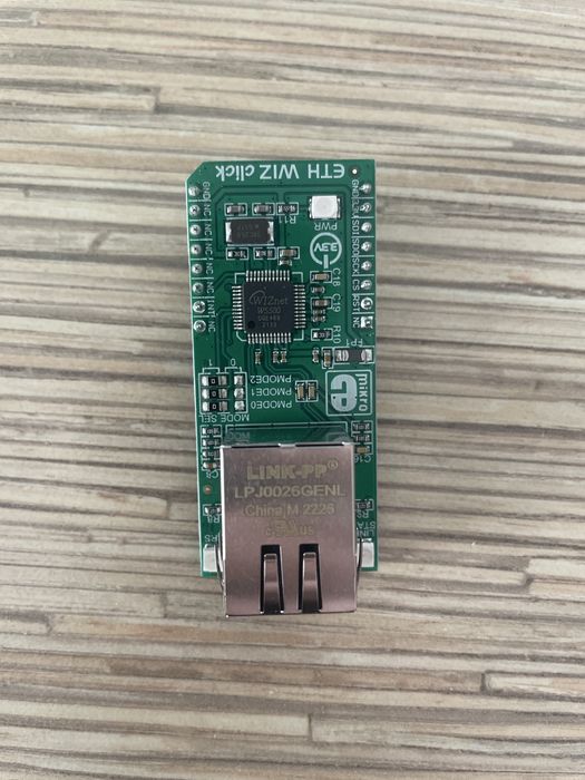 Mikroe 1718 eth wiz clic ethernet board