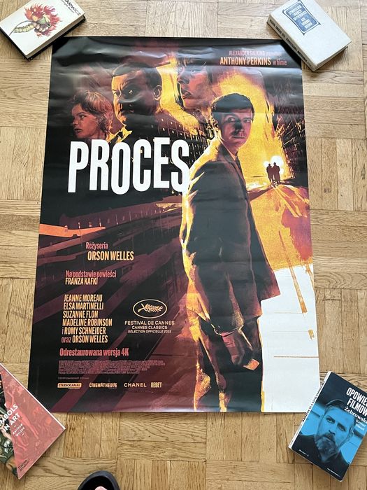 plakat do filmu Proces reż. O. Welles