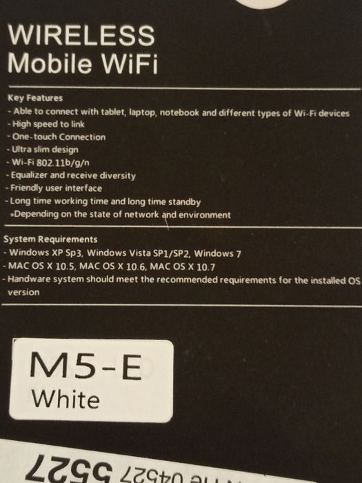 Nowy Mobilny Router WiFi 4G LTE | Jicicuxi M5-E | Przenośny Hotspot SI