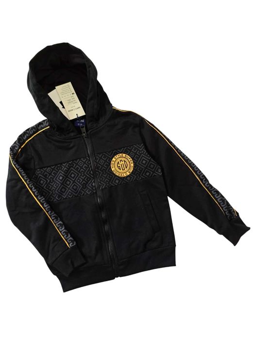 Bluza dla chłopca ocieplana czarna nowa rr.,122-128