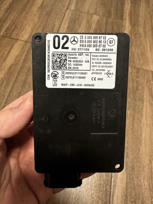 радарный датчик дистроник Мерседес A 0009058702 A 0009058104 гарантия