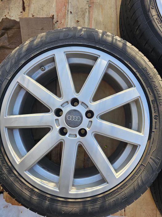 Alufelgi r18 5x112 z oponami i dystanse 15mm