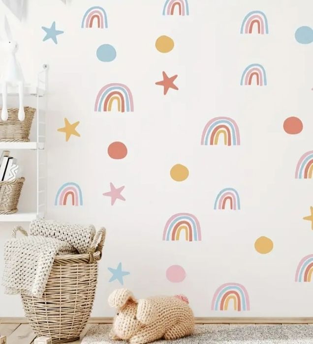 Autocolates parede Arco Íris