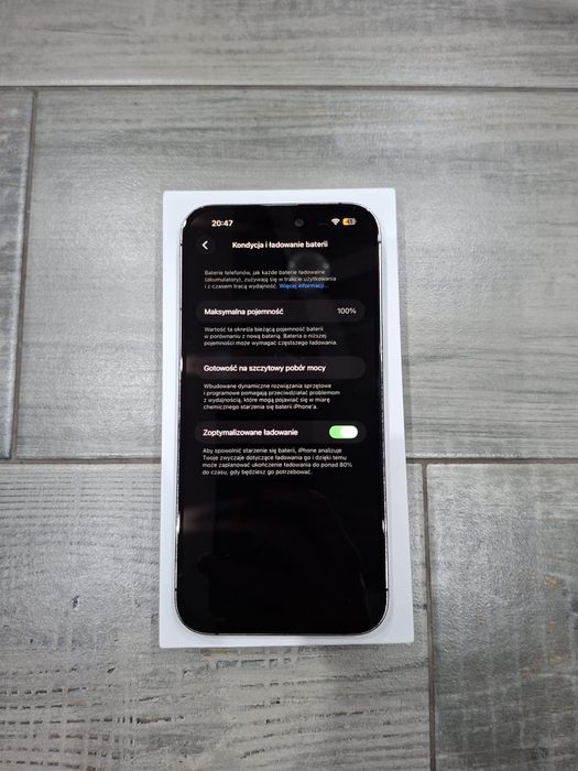 Iphone 14 Pro Max Space Black 128GB 100% kondycji