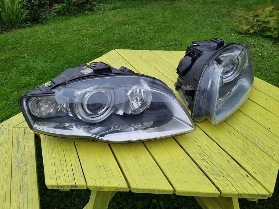 AUDI A4 B7 (04-08)- LAMPA Bi XENON skrętny PRAWA i LEWA oryginał AL eu
