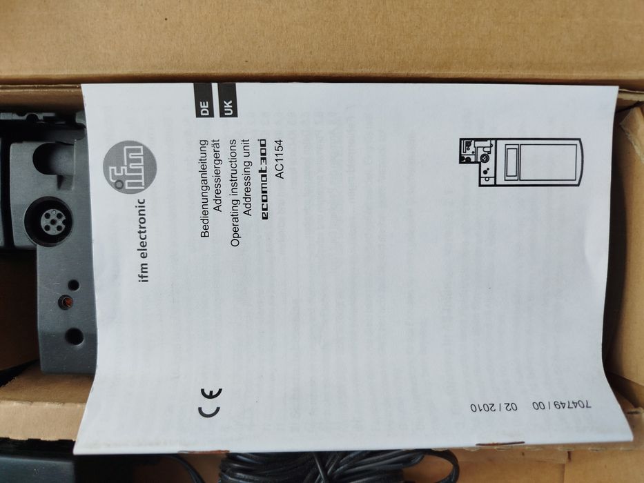 AS-Interface AC1154
AC1154AS-Interface AC1154
Addressing unit AS-i 3.0