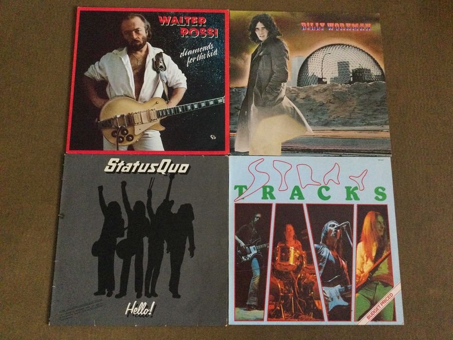 Hard Rock: Stray Status Quo Walter Rossi Billy Workman 4LP Winyle Tanio