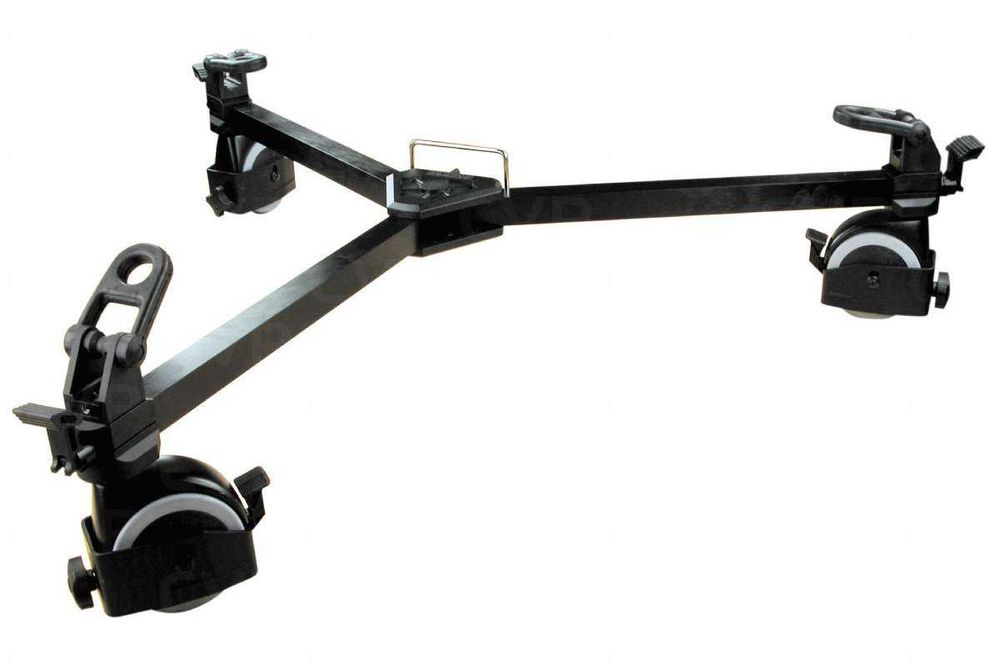 Cartoni D834 100mm Dolly 100mm para tripé profissional de broadcast