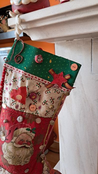 Bota de natal artesanal