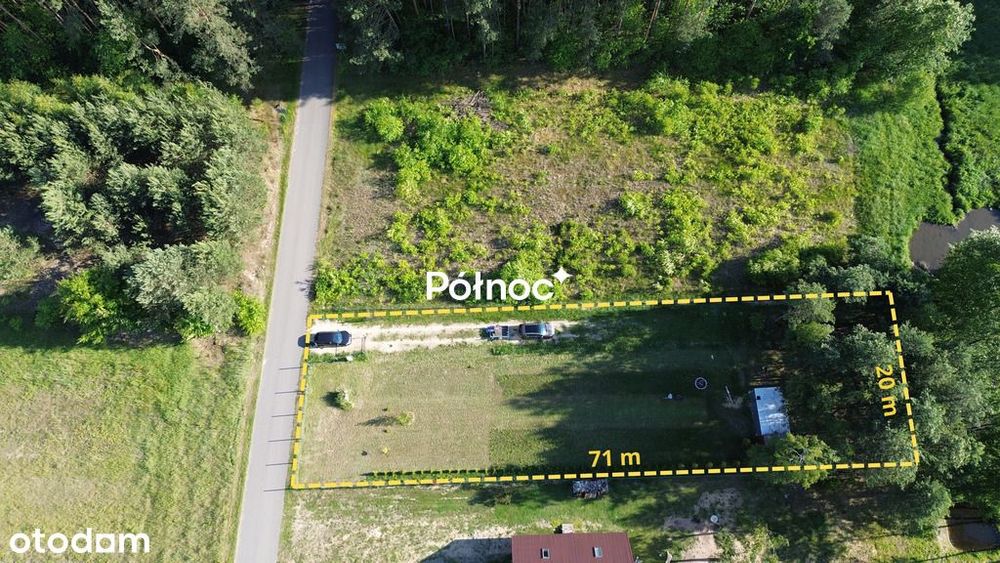 Działka rolno-budowlana 14,49 ar | Rogoźno | prąd