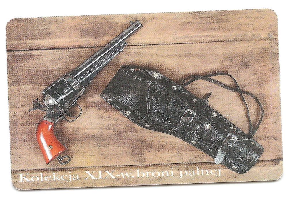 Kolekcja XIX-w. broni palnej - Remington z 1875 r. [polska karta telefoniczna]