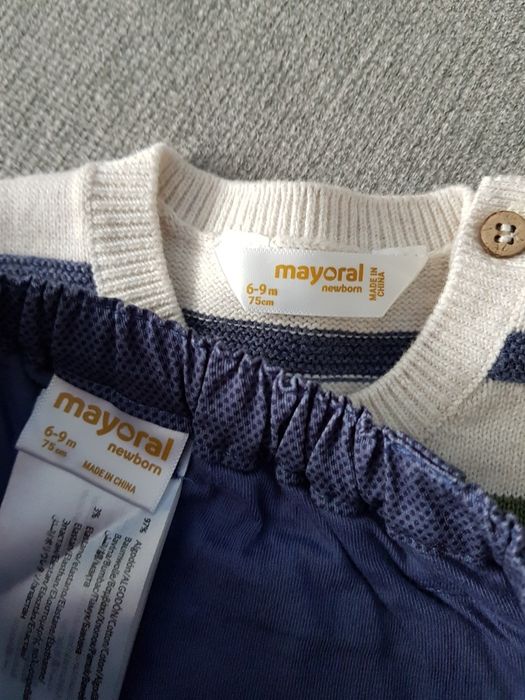 Komplet sweter + spodnie MAYORAL 6-9 miesięcy