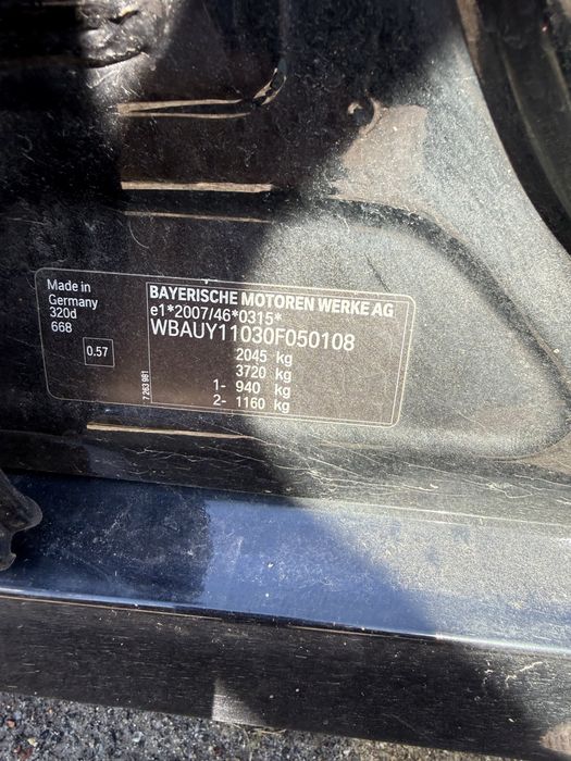 Bmw E90 E91 Lift kolor 668 maska zderzak błotniki drzwi całe auto