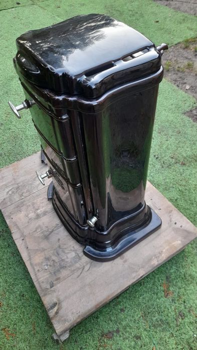 Piec koza kominek żeliwny szamot emaliowany genius