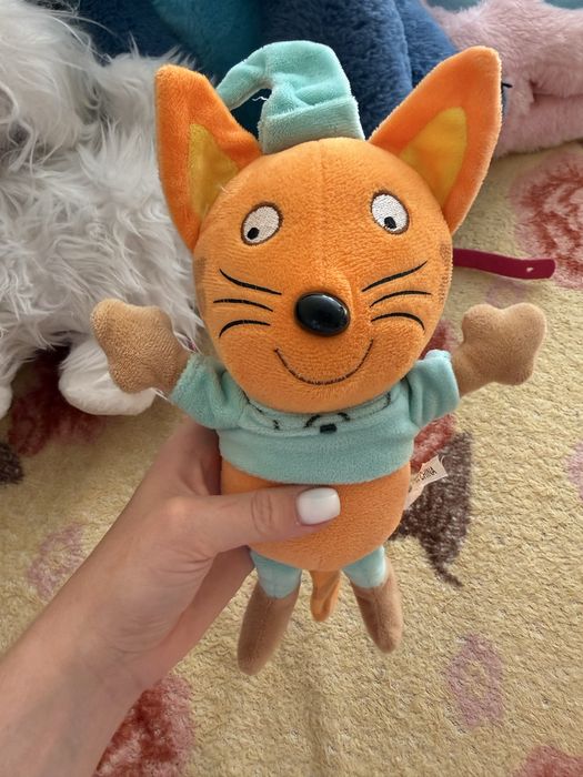 Мягкие игрушки три кота hasbro стич собака на поводке