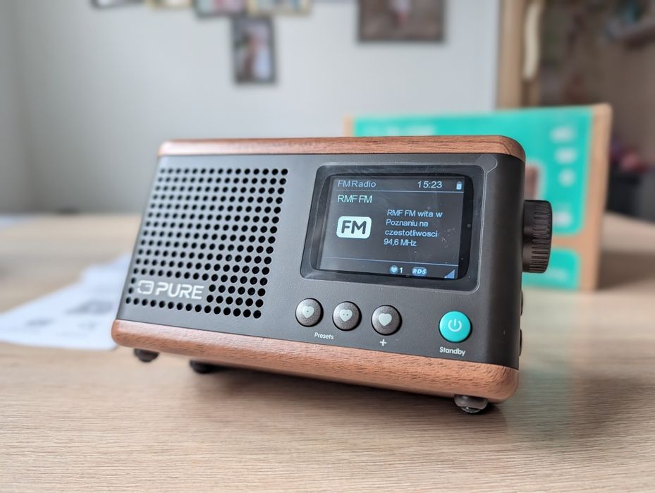 PURE CLASSIC STEREO MINI mini przenośne radio DAB+ FM bluetooth USB-C jak nowe folia